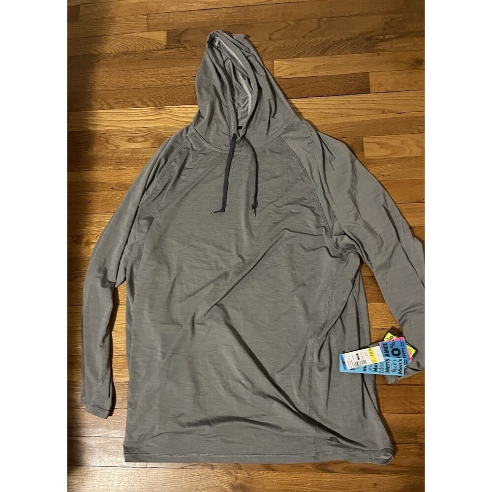 Tommy Bahama IslandActive Men’s 2XL Gray UPF 30 Pullover Hoodie